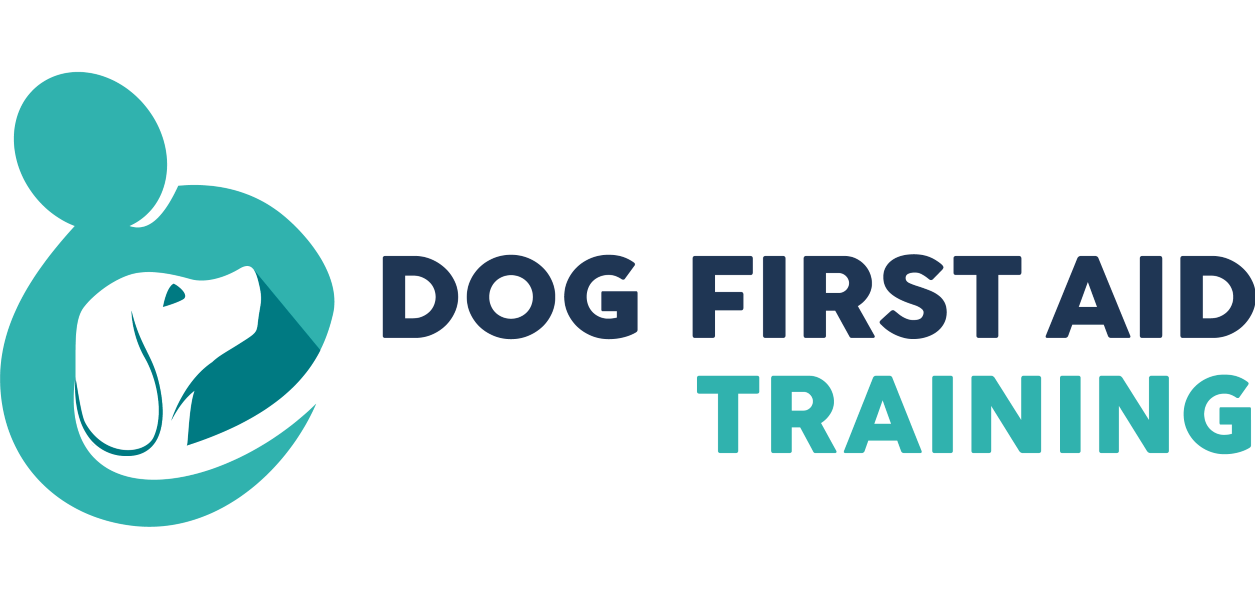 Dog First Aid Training logo on a transparent background.